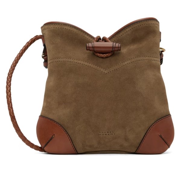 Isabel Marant Porte Epaule Taggy Bag in Khaki - Picture 2 of 7